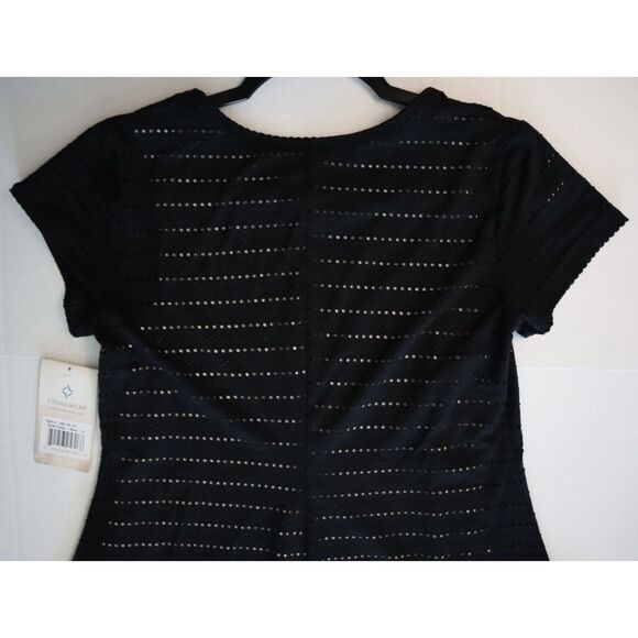 Stonewear Designs 11380-500-02 Women's Sz S Black Drishti Scoop Neck Dress - Picture 6 of 12